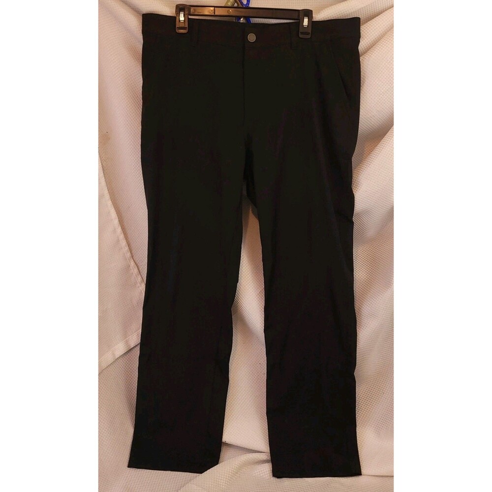 32 Degrees Cool Men's 36x30 Stretch Performance Straight Black